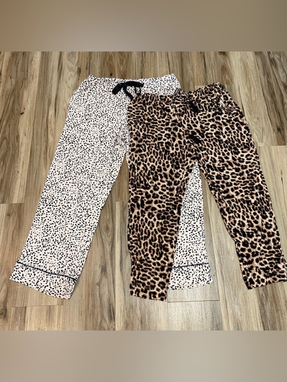 SOMA NWT  (LOT OF 2) COOL NIGHTS PANT PRINTS WOMENS TIE WAIST SZ LARGE SHORT